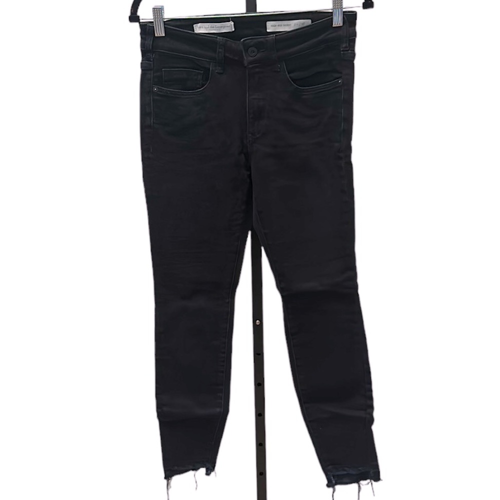 Anthropologie Pilcro High Rise Skinny Jeans in Black